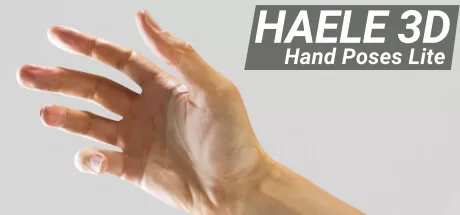 手势精简版 – 绘画参考（HAELE 3D – Hand Poses Lite – Drawing References）