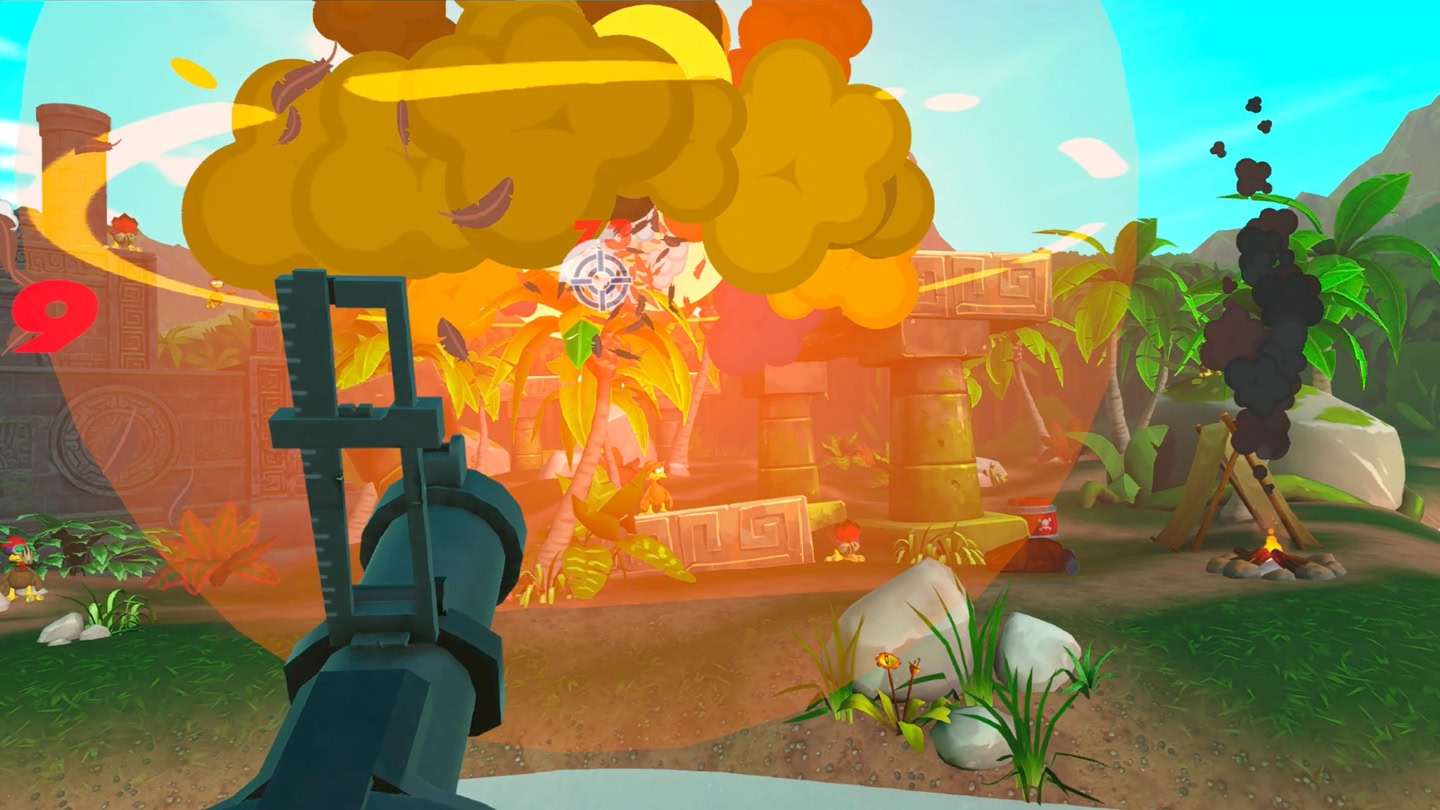 摩尔鸡 VR 爆破