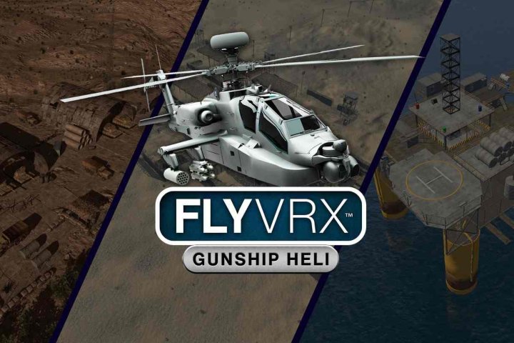 《军用武装直升机战争》FlyVRX – Military Gunship Helicopter War