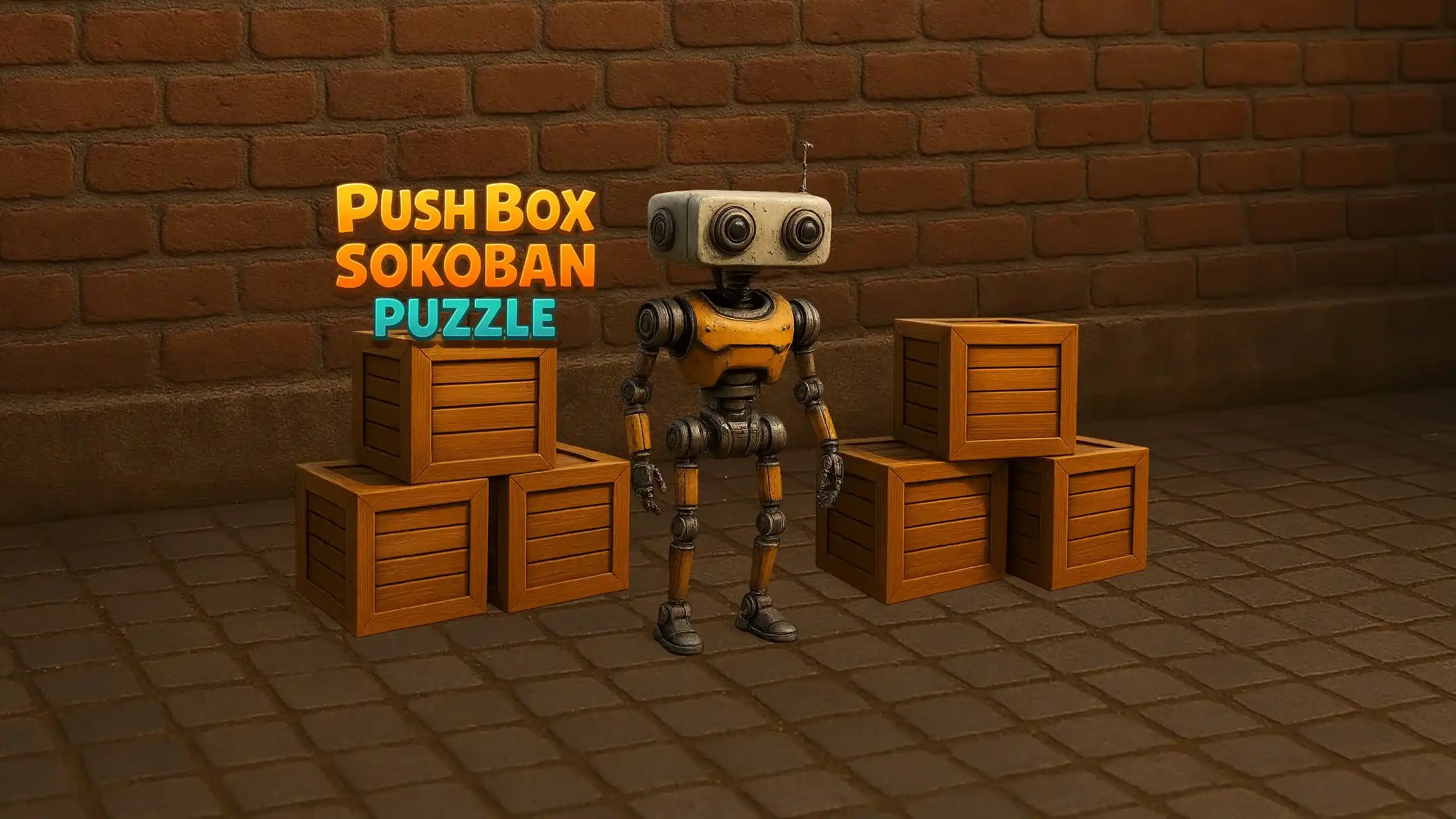 《推箱子 3D 迷宫》Push Box Sokoban Puzzle