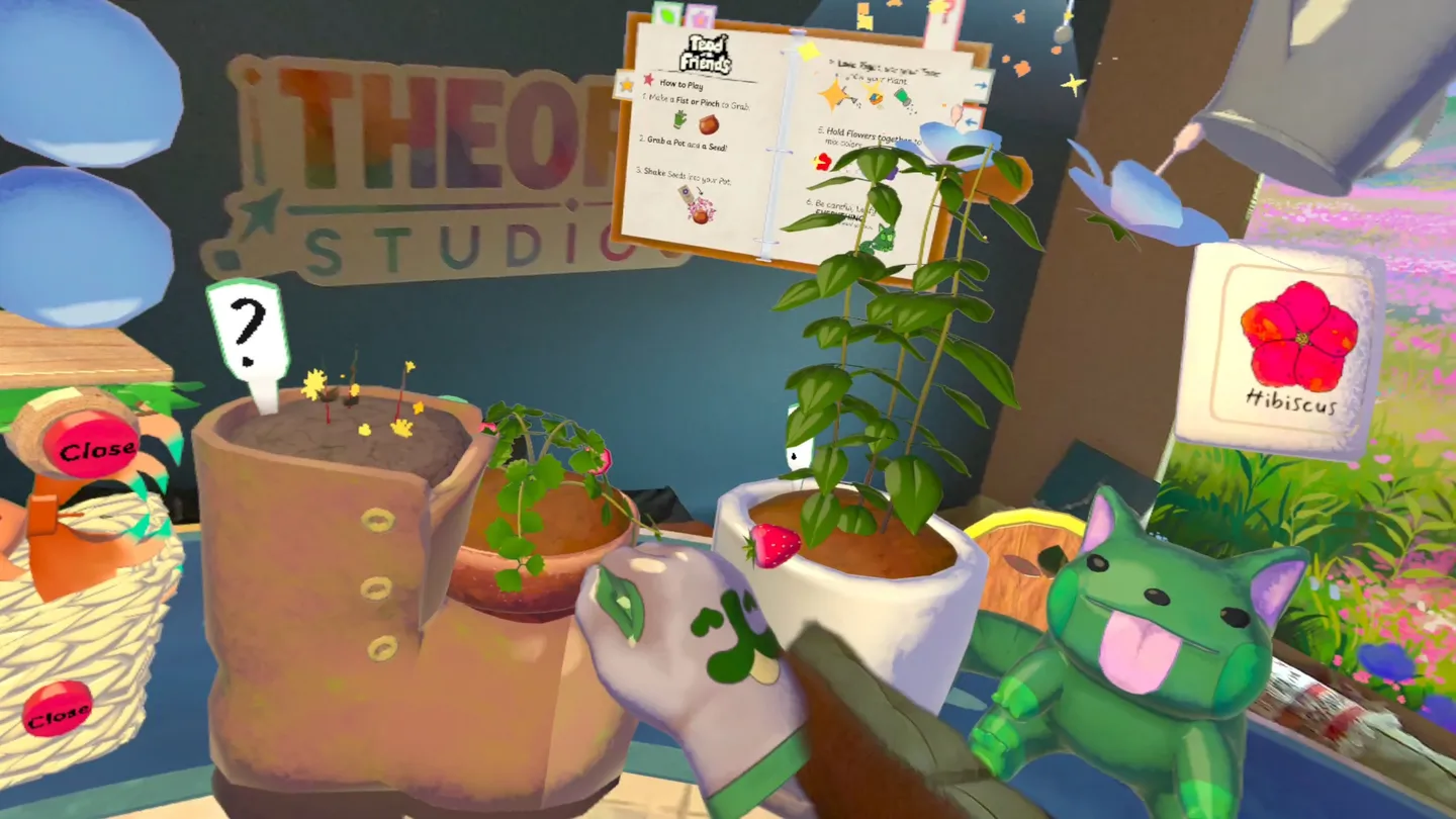 与朋友一起打理花园