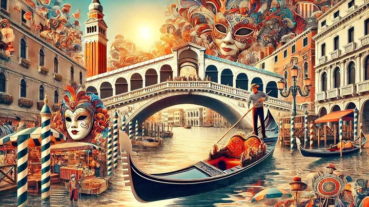 《VR 旅行：威尼斯里亚托桥贡多拉之旅》VR Travel Venice Gondola Rialto