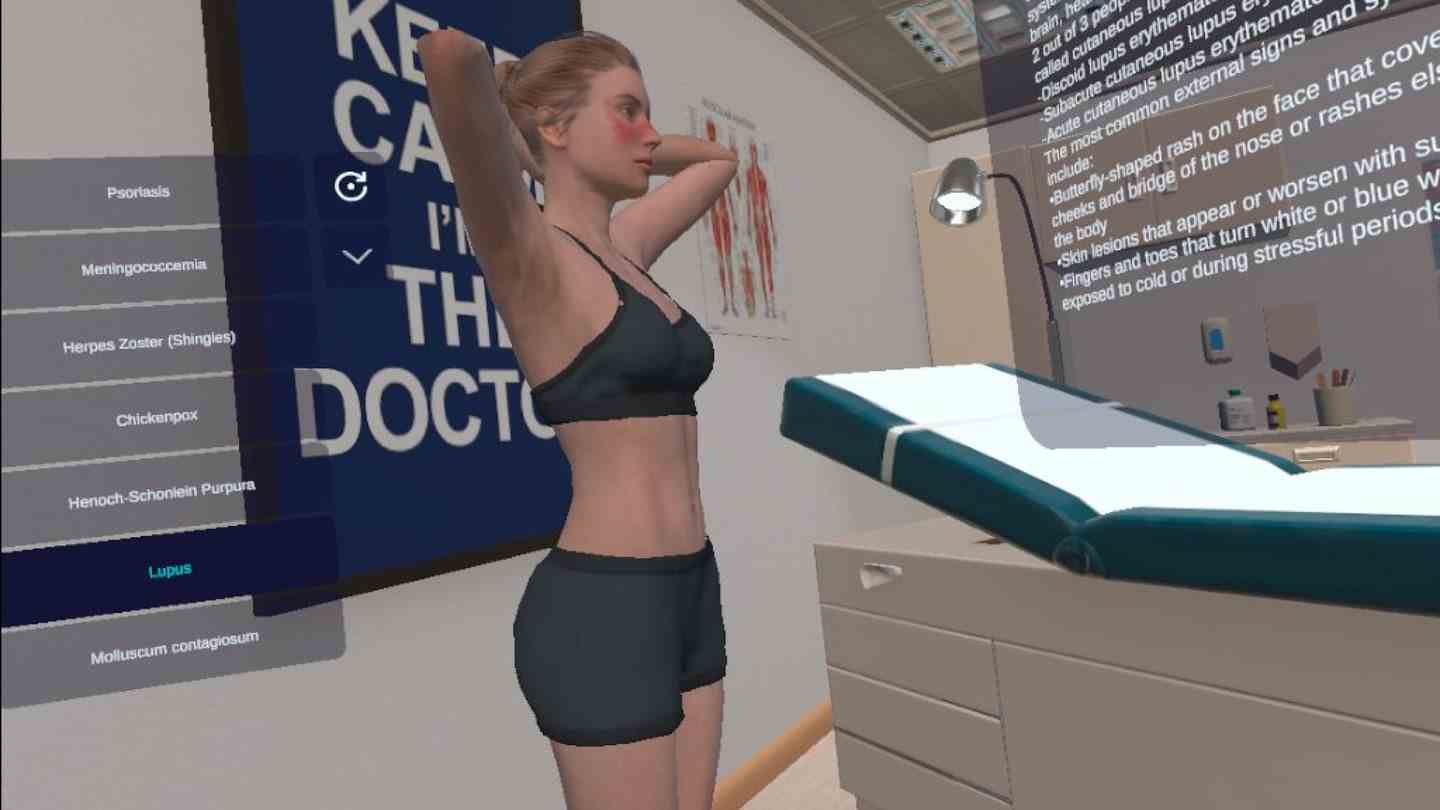 Meta Quest 游戏《皮疹医疗培训》Rashes medical training