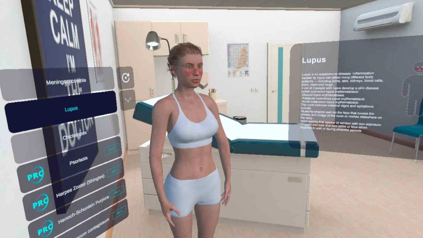 Meta Quest 游戏《皮疹医疗培训》Rashes medical training