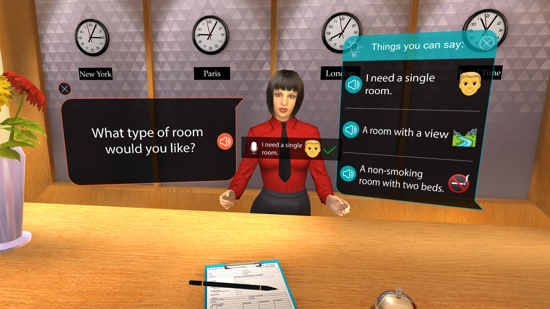 Oculus Quest 游戏《在 VR 中学习语言》Mondly – Practice Languages in VR