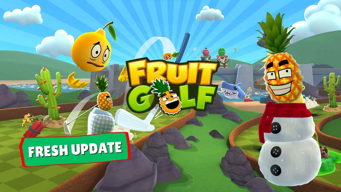 Meta Quest 游戏《水果高尔夫》Fruit Golf