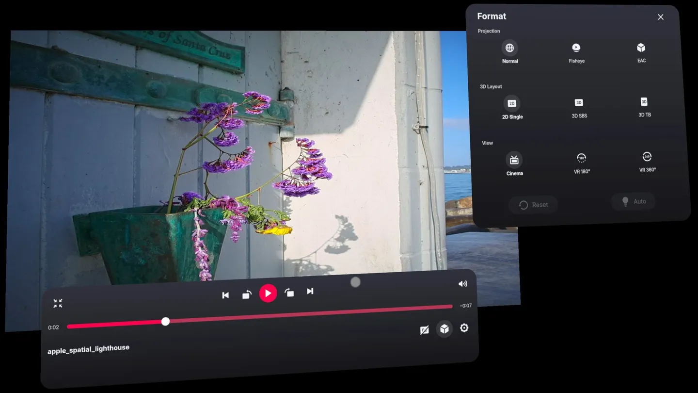 Meta Quest 游戏《视觉VR播放器》Vision Player Pro: VR Video Player
