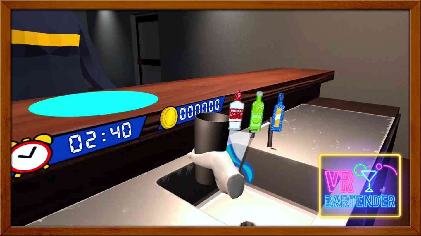 Meta Quest 游戏《滑雪板》VR BARTENDER