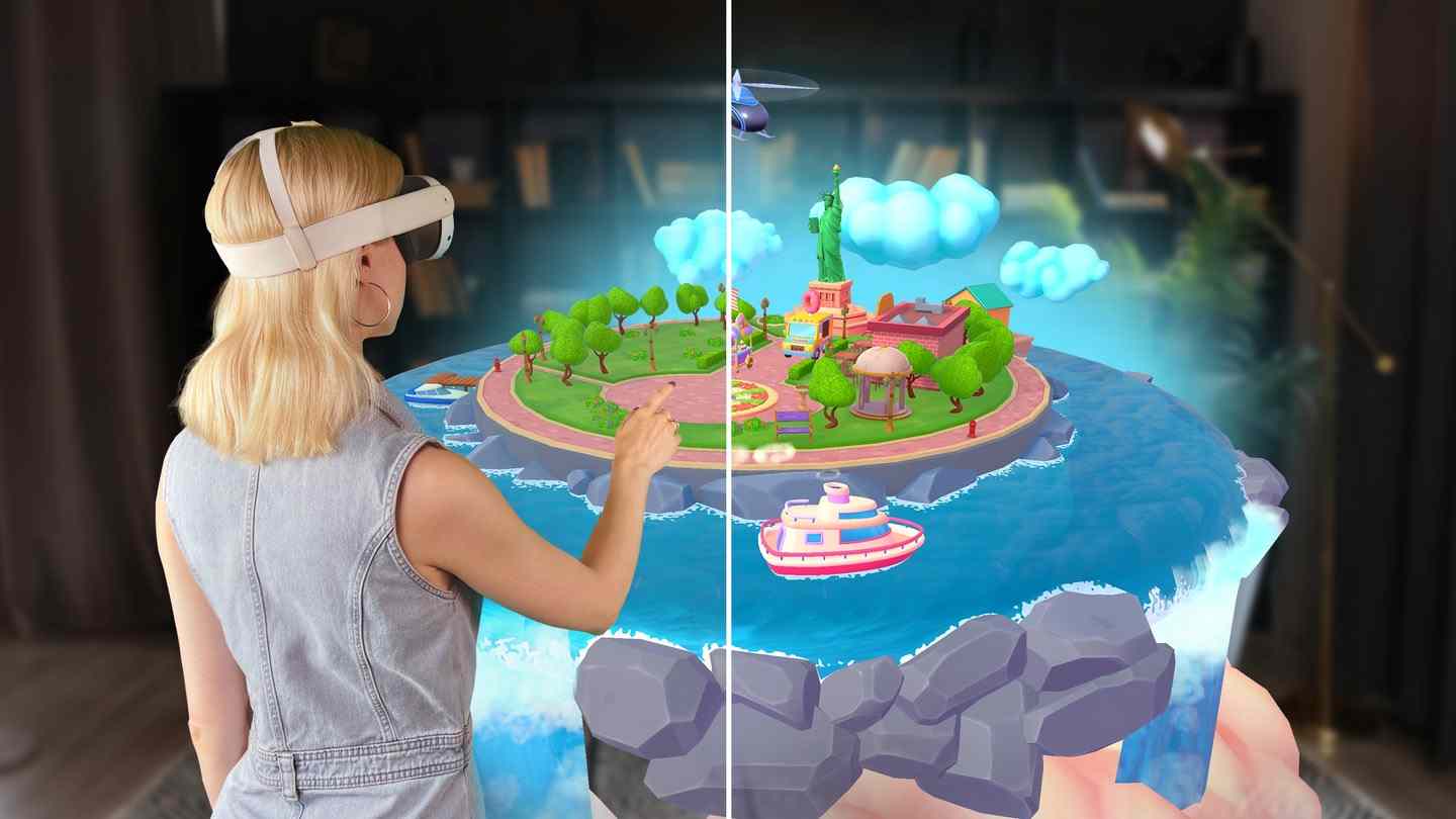 Meta Quest 游戏《欢乐消消乐3》Jolly Match 3 AR