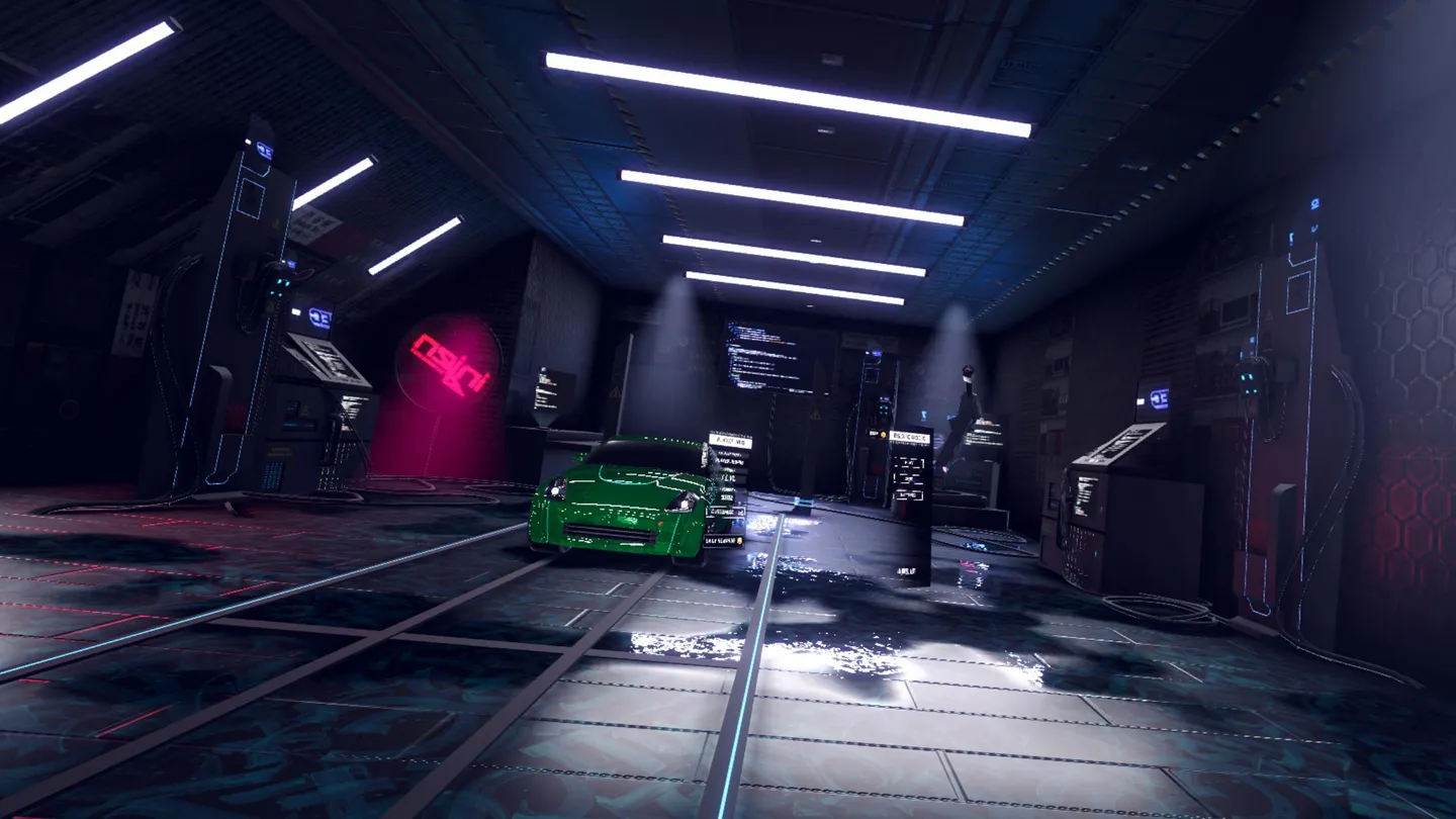 Meta Quest 游戏《开放世界竞速：赛博朋克之城》Open World Racing: Cyberpunk City