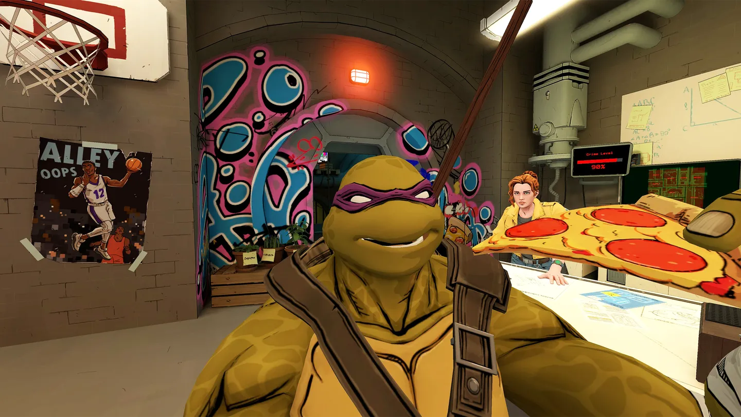 Meta Quest 游戏《忍者神龟帝国城》Teenage Mutant Ninja Turtles Empire City