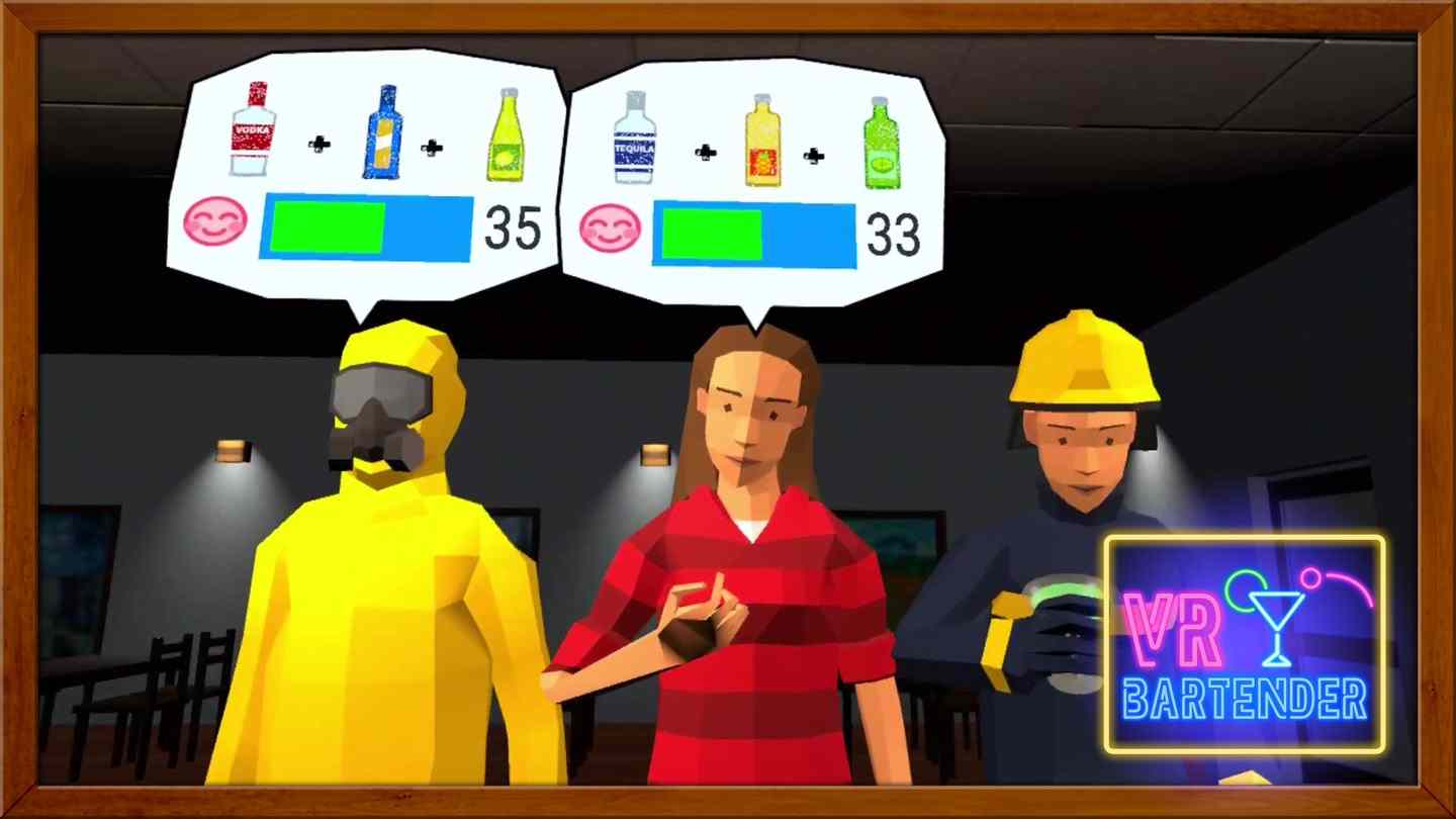 Meta Quest 游戏《滑雪板》VR BARTENDER