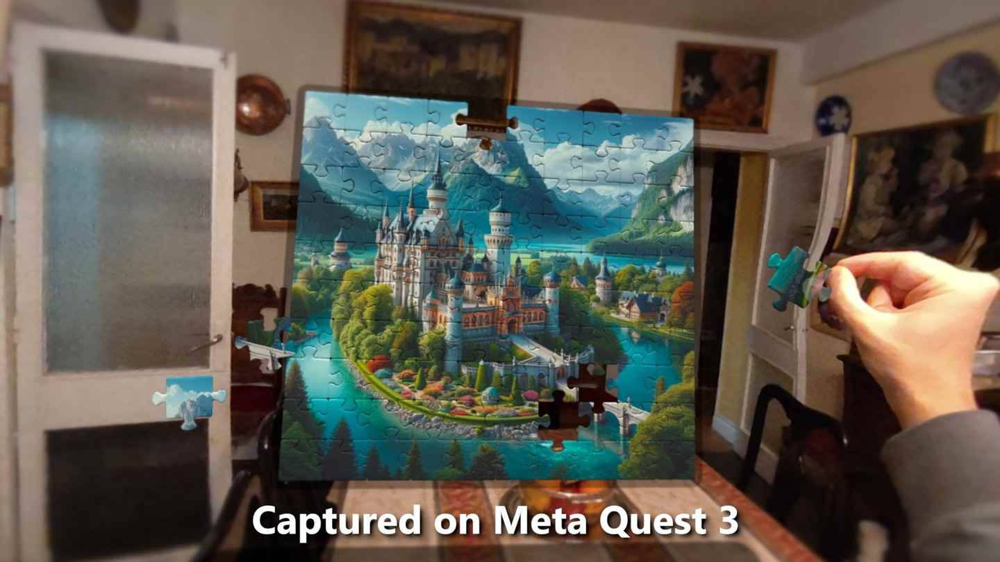 Meta Quest 游戏《绿洲拼图 AR》Oasis Puzzles AR