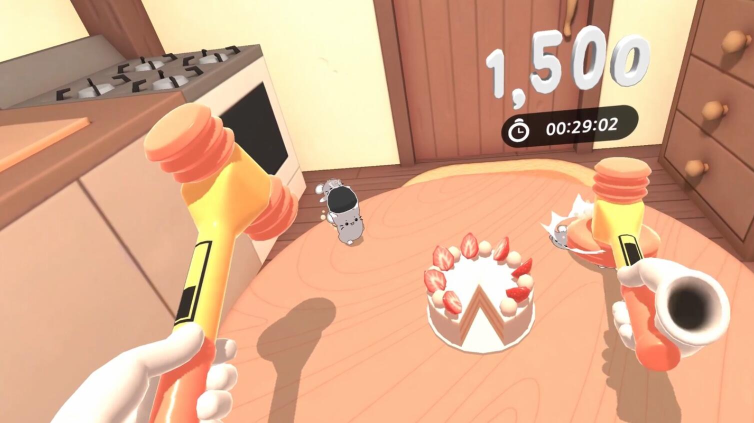 Oculus Quest 游戏《打老鼠》Cake Mouse