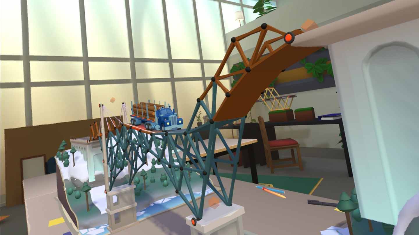 Meta Quest 游戏《桥梁建造者工作室》Bridge Constructor Studio