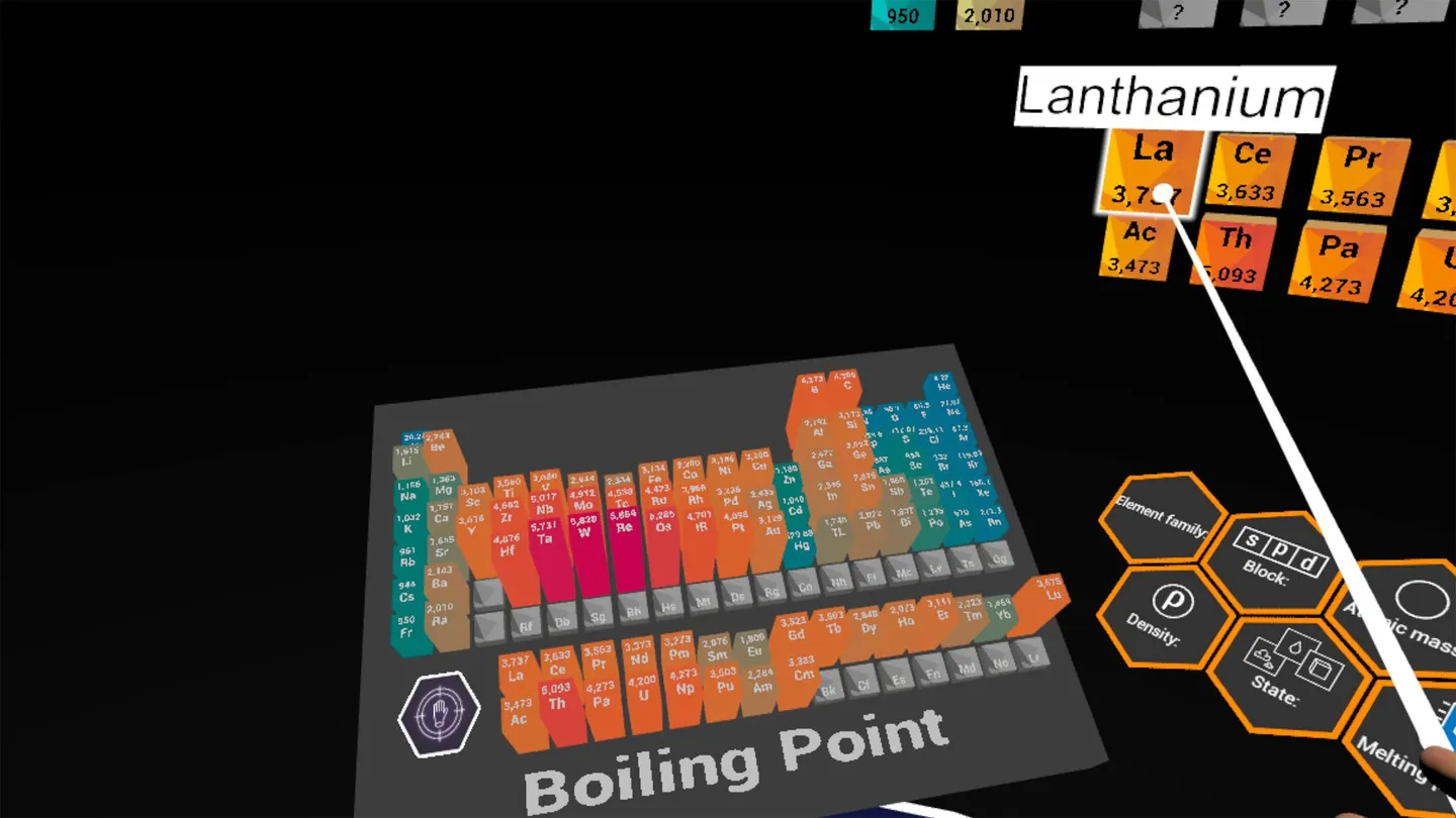 Meta Quest 游戏《元素周期表》Periodic Table