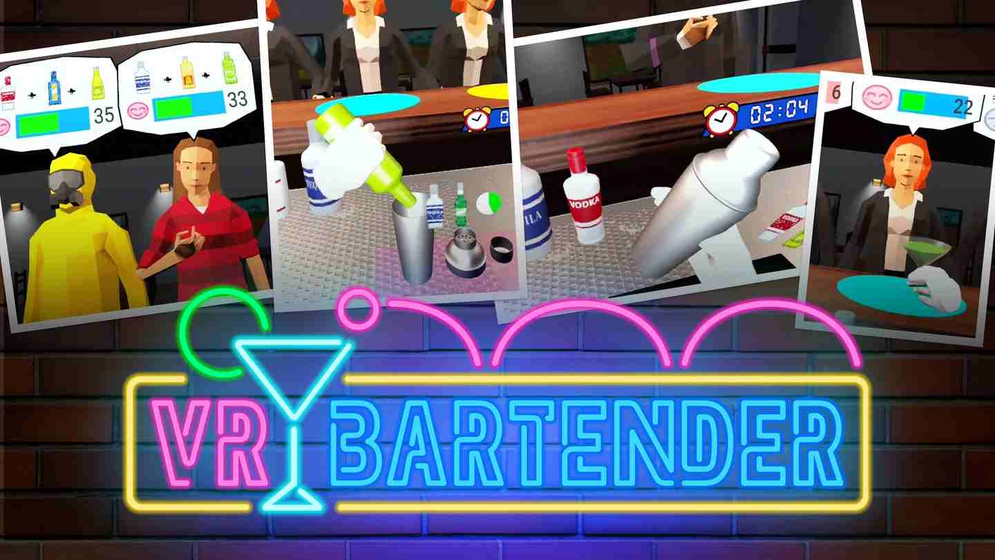 Meta Quest 游戏《滑雪板》VR BARTENDER