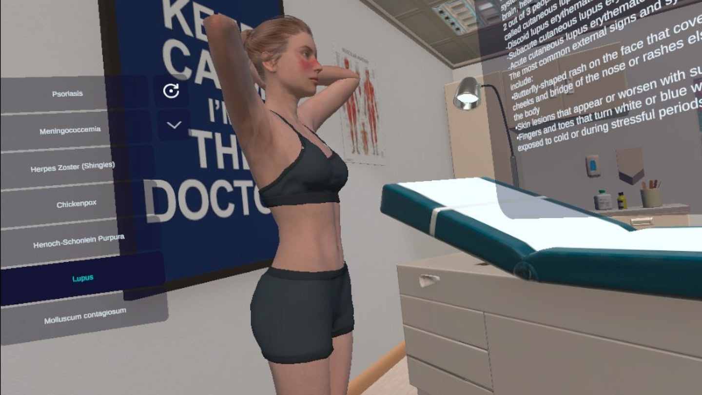 Meta Quest 游戏《皮疹医疗培训》Rashes medical training