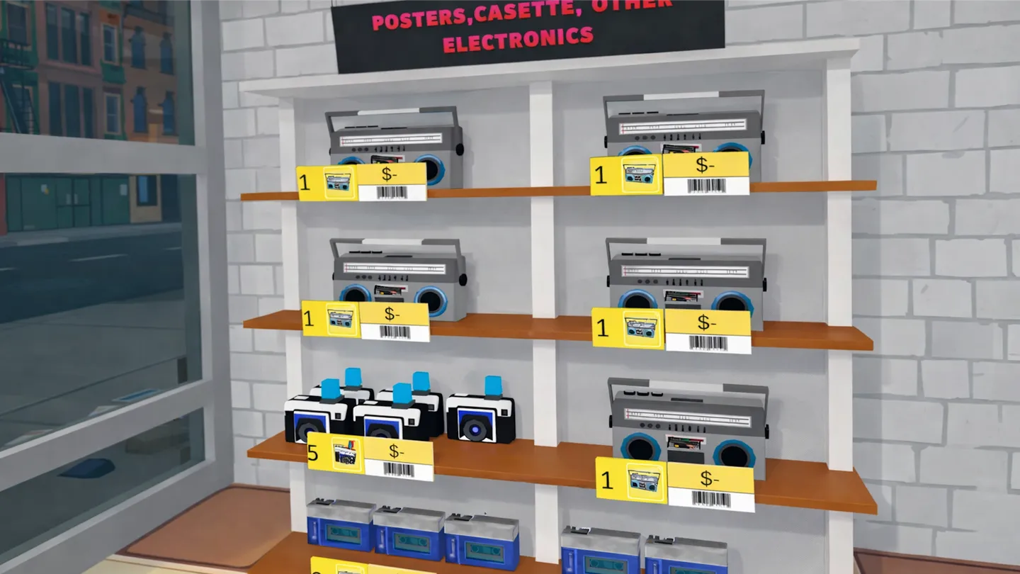 Meta Quest 游戏《复古录像带商店模拟器》Retro Video Store Simulator