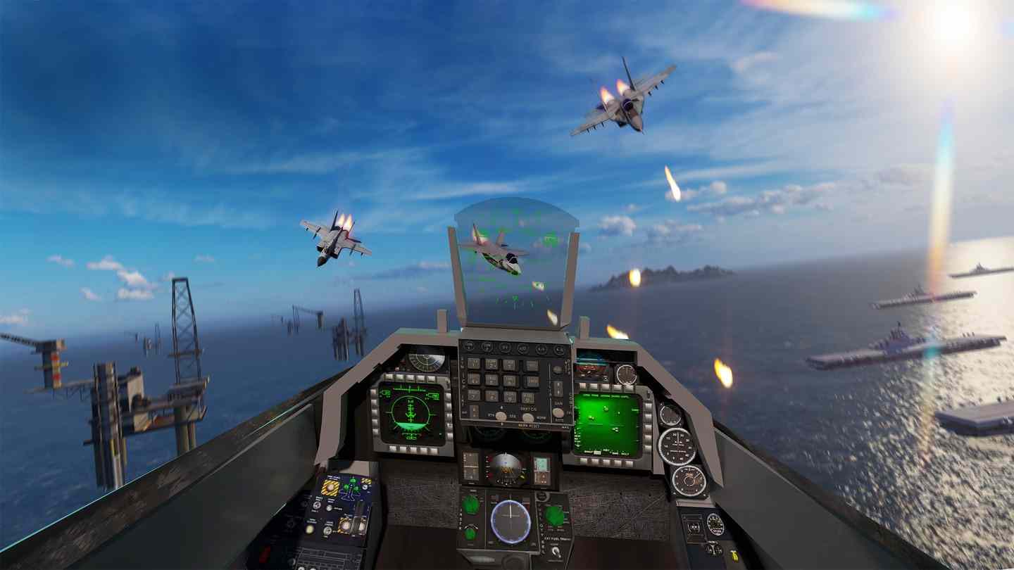 Oculus Quest 游戏《飞跃战斗机 空战模拟器》FlyVRX – Fighter Jet Air Combat War Simulator