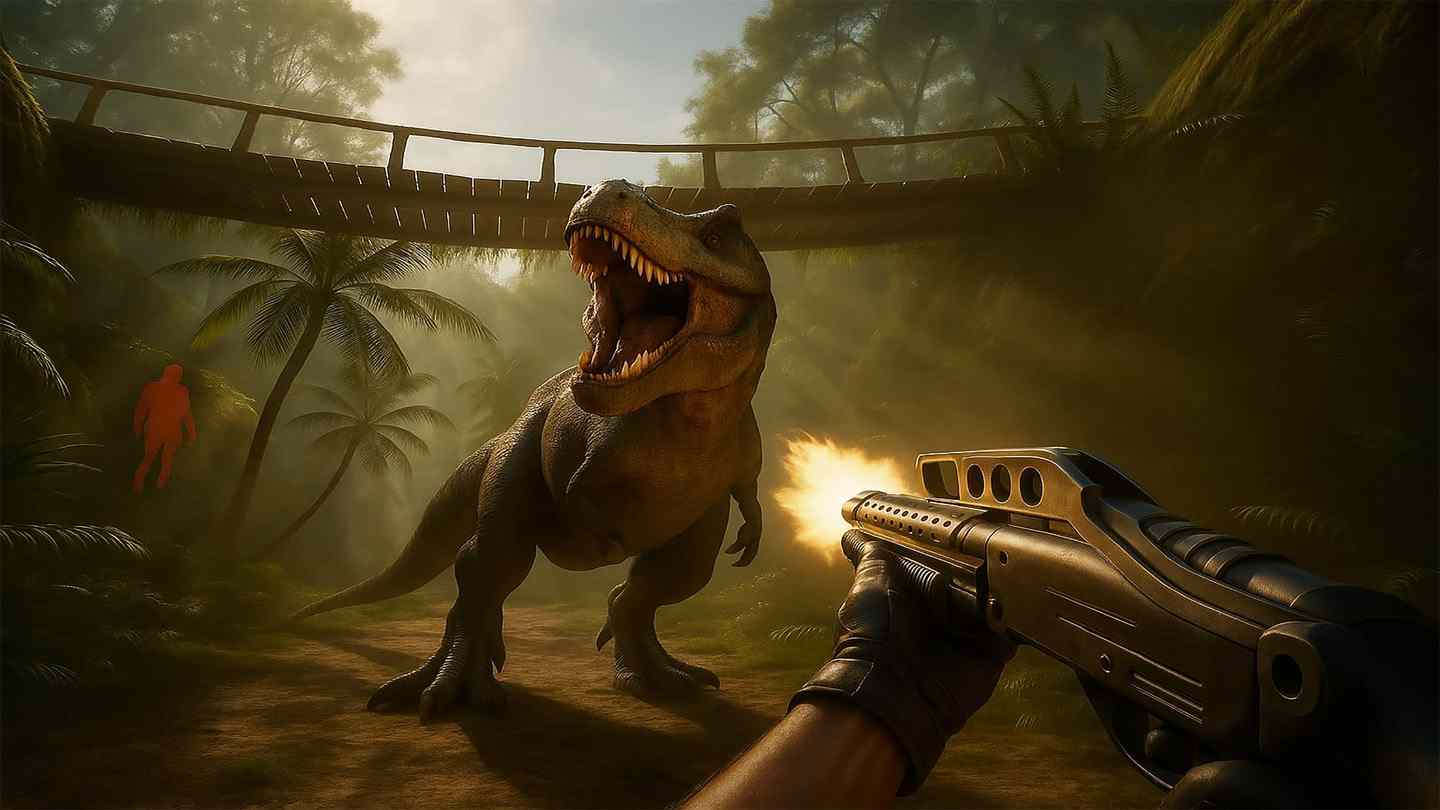 Meta Quest 游戏《侏罗纪动物园恐龙狩猎》Jurassic Zoo : Dinosaur Hunting