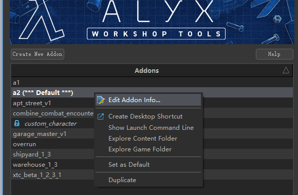 半衰期：爱莉克斯 (Half-Life: Alyx) 破解版本 – 自定义创意工坊地图使用加载方法