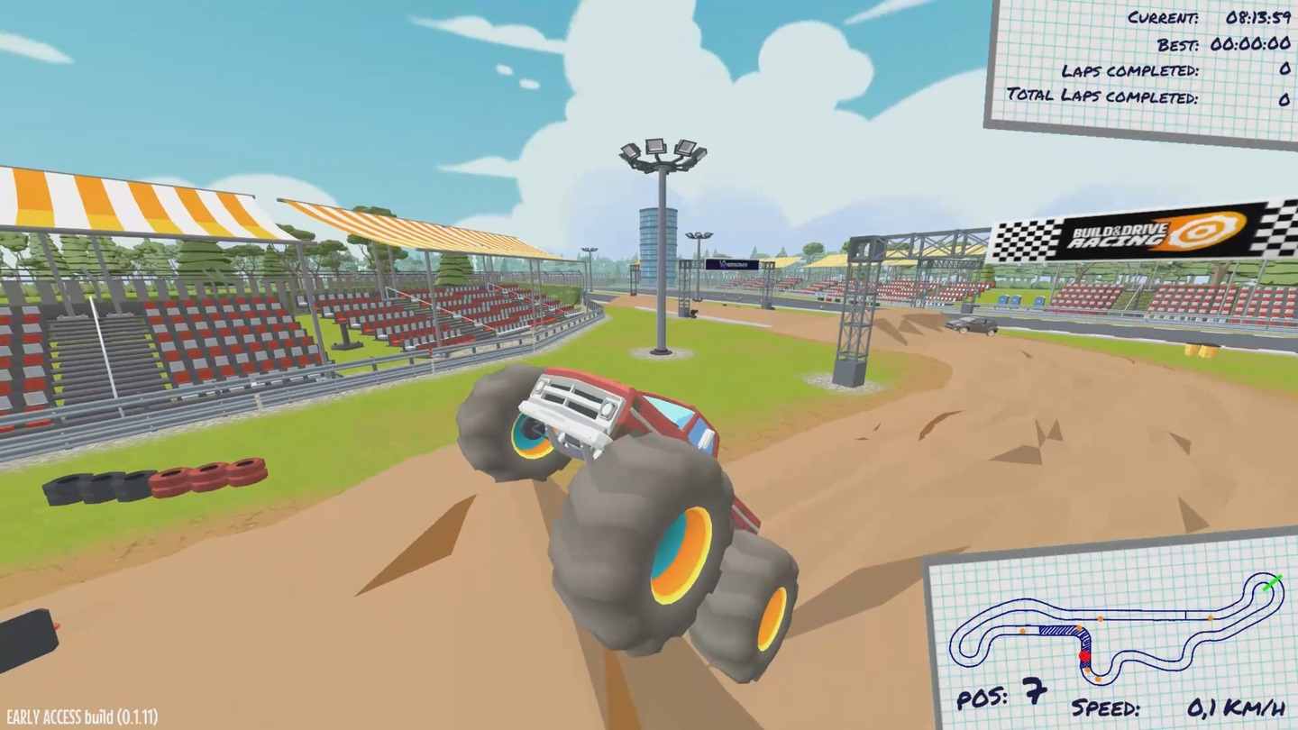 Oculus Quest 游戏《建造并驾驶赛车》Build and Drive Racing