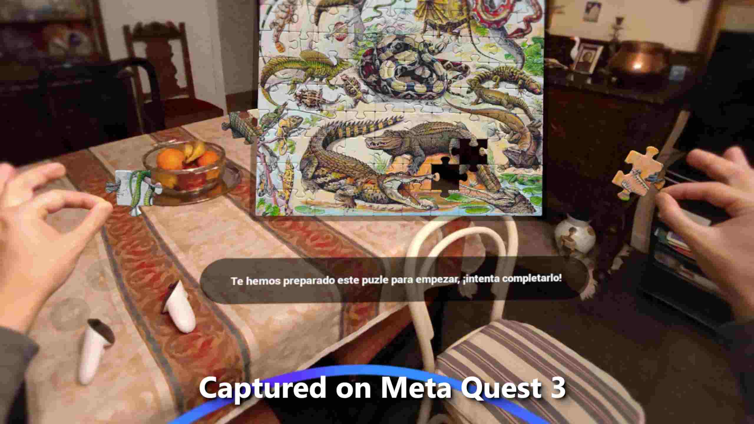 Meta Quest 游戏《绿洲拼图 AR》Oasis Puzzles AR