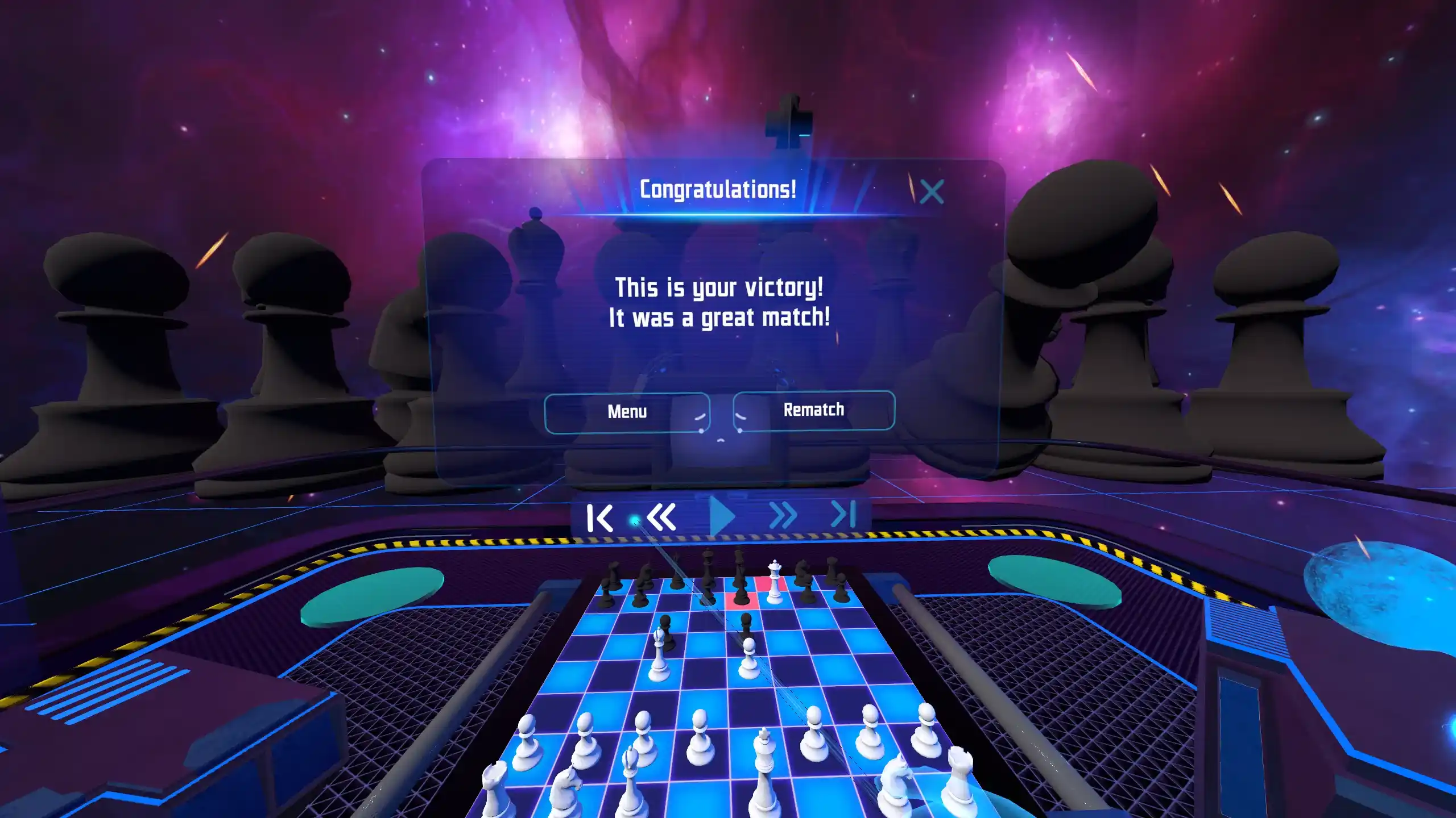 Meta Quest 游戏《霓虹棋》Chess