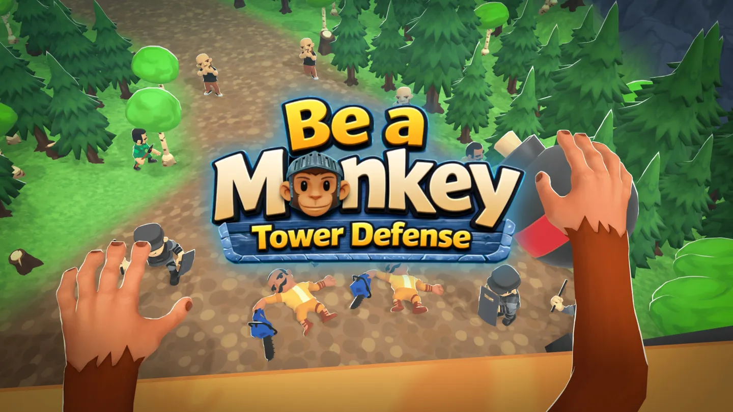 Meta Quest 游戏《化身猴子：合作塔防》Be a Monkey : Co-op Tower Defense