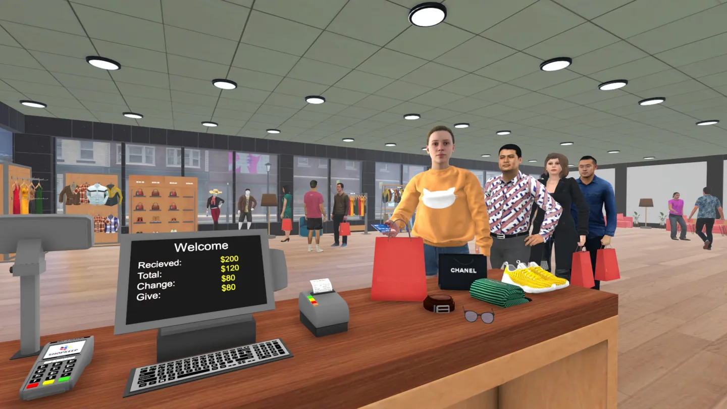 Meta Quest 游戏《时装店模拟器》Fashion Store Simulator Game