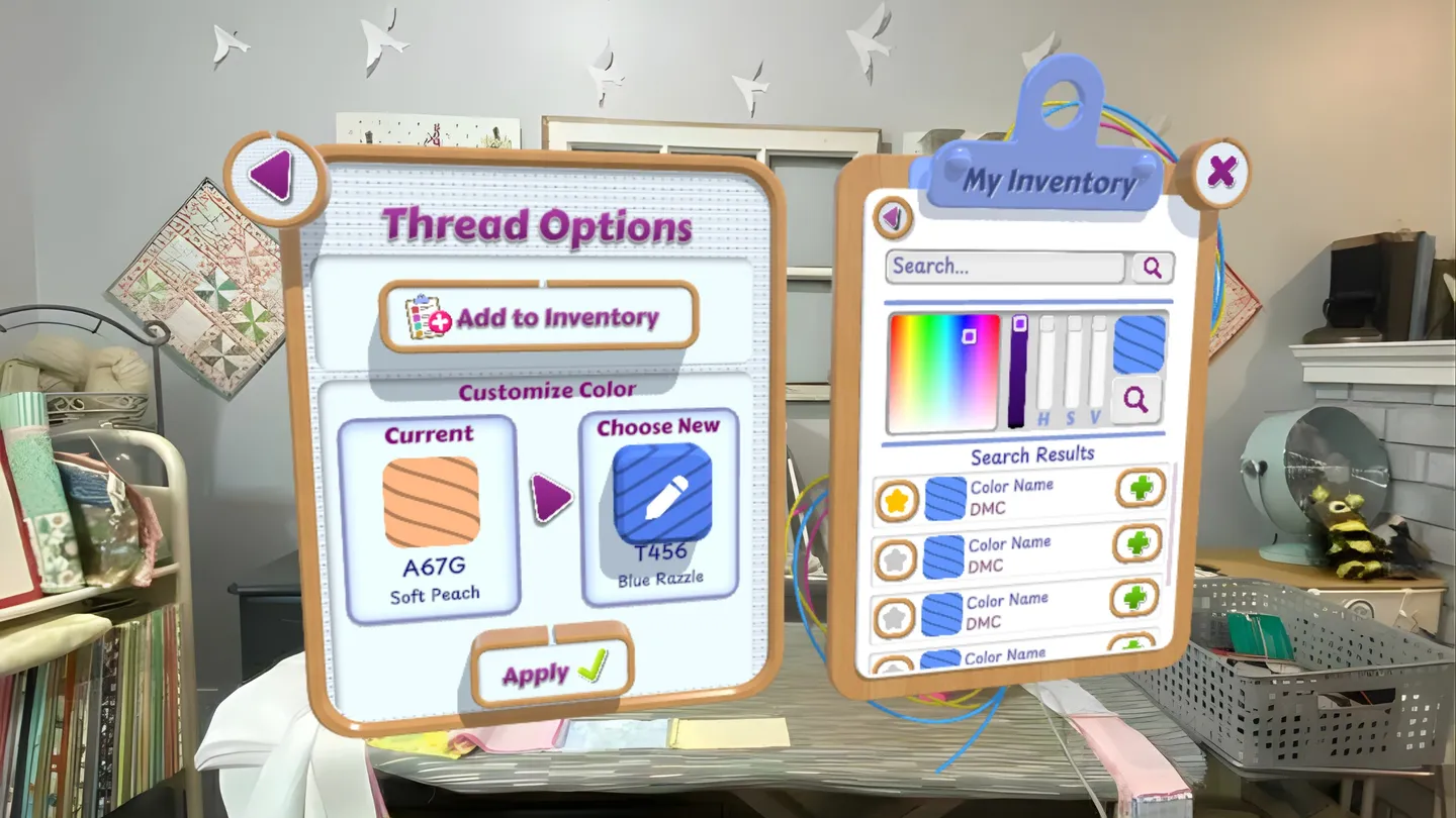 Meta Quest 游戏《十字绣模拟器》Cross Craft