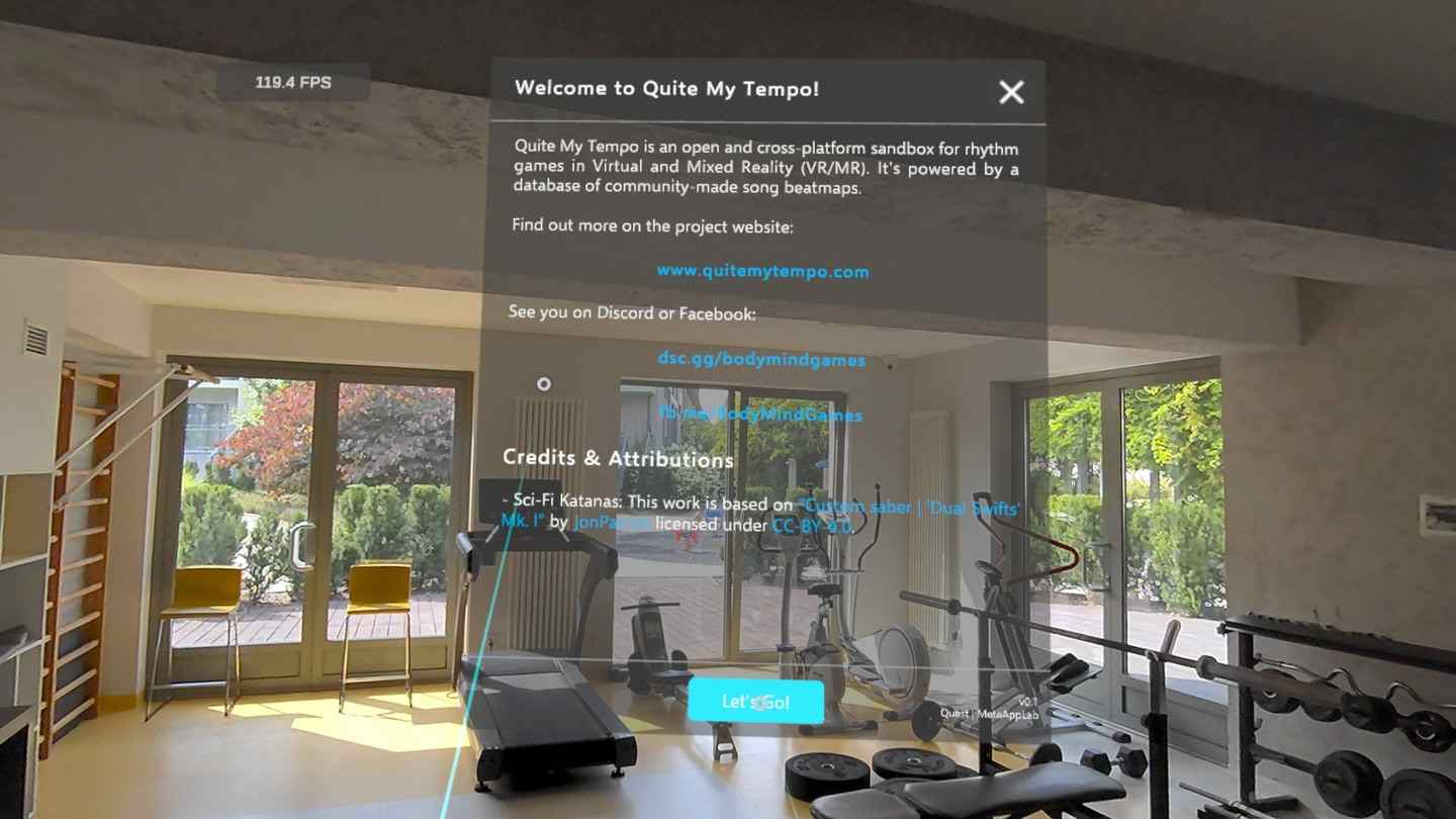 Meta Quest 游戏《相当我的节奏》Quite My Tempo