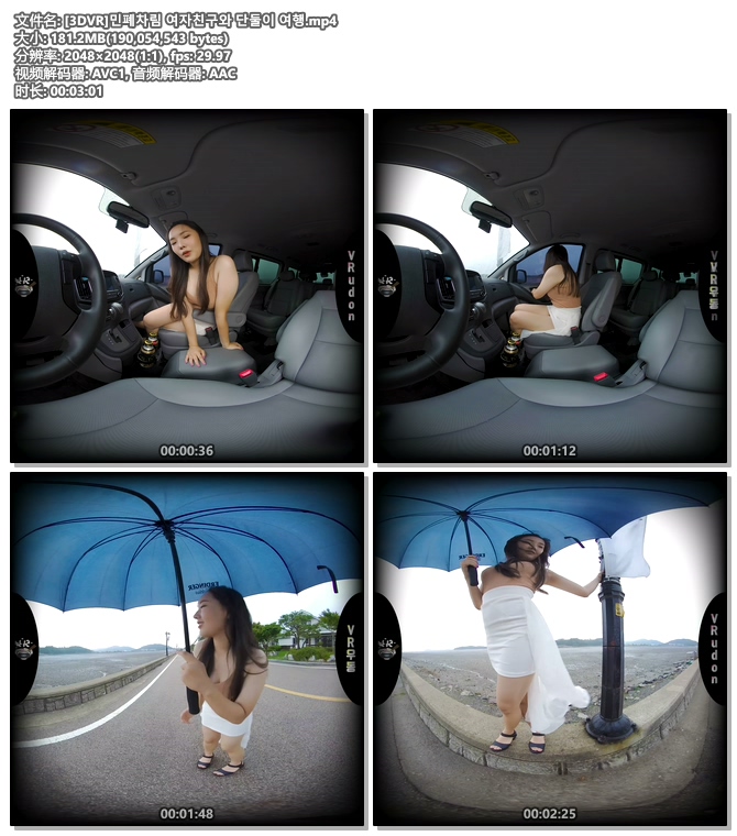 360°VR全景视频：《和性感时尚女友一起旅行》2K