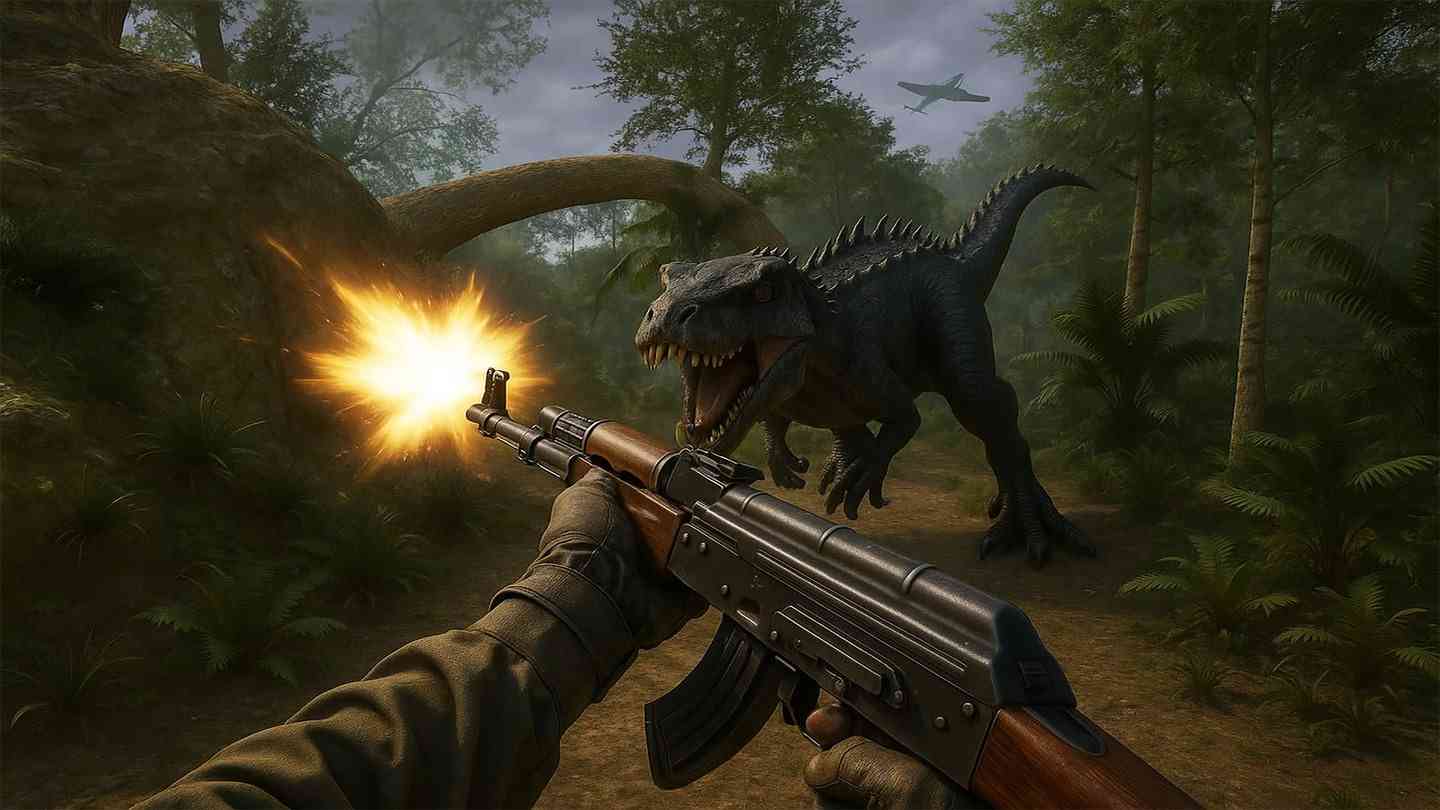 Meta Quest 游戏《侏罗纪动物园恐龙狩猎》Jurassic Zoo : Dinosaur Hunting