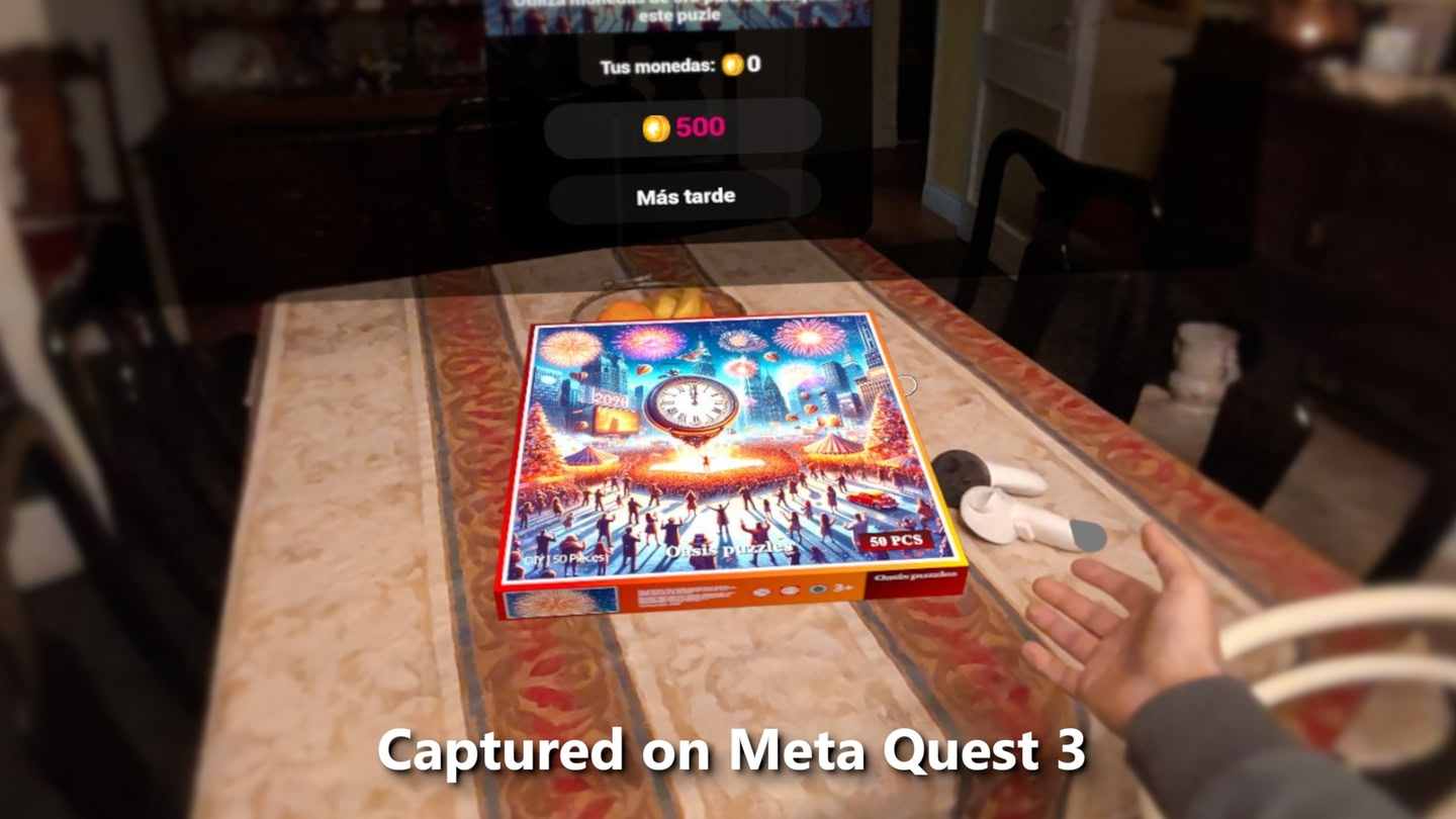 Meta Quest 游戏《绿洲拼图 AR》Oasis Puzzles AR