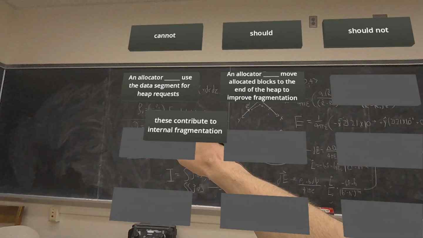 Oculus Quest 游戏《空间抽认卡》Spatial Flashcards