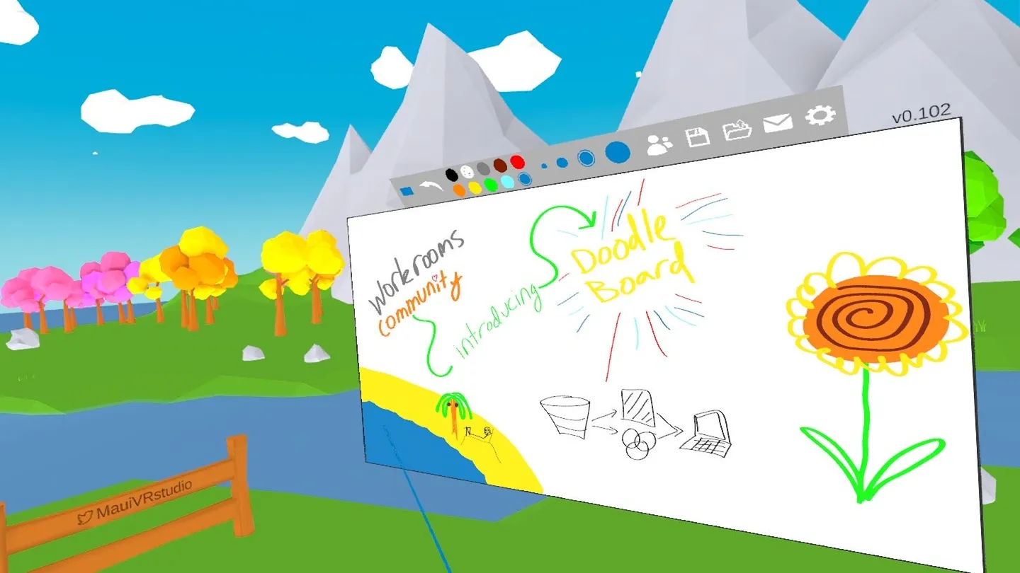 Meta Quest 游戏《涂鸦板：绘画》Doodle Board