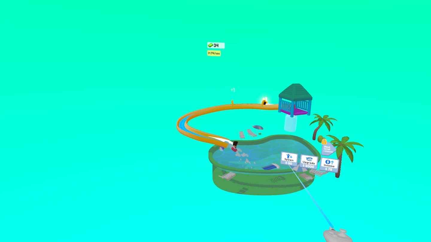 Meta Quest 游戏《水上乐园大亨》Aquapark Tycoon