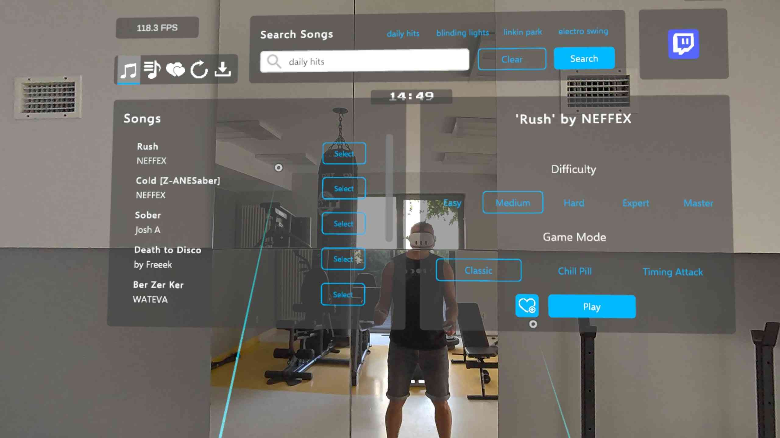 Meta Quest 游戏《相当我的节奏》Quite My Tempo