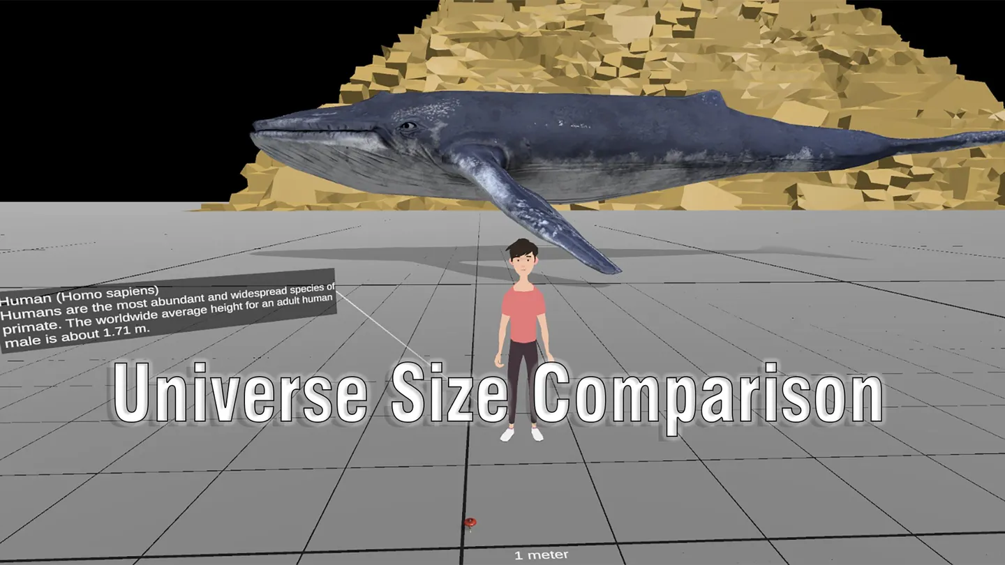 Meta Quest 游戏《宇宙大小比较》Universe Size Comparison