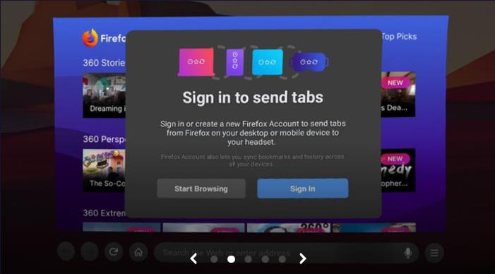 《火狐浏览器》Firefox Reality VR