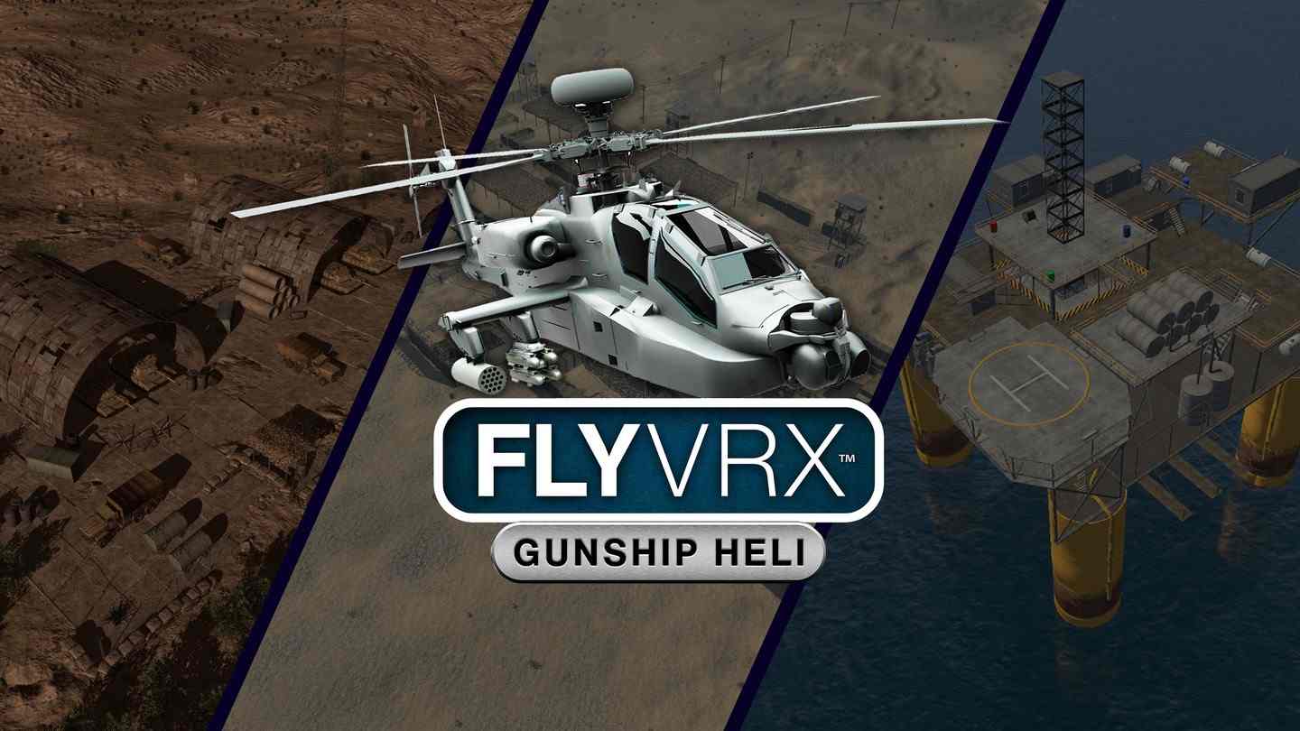 Meta Quest 游戏《军用武装直升机战争》FlyVRX - Military Gunship Helicopter War